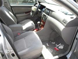 2005 TOYOTA COROLLA LE, 1.8L AUTO, COLOR SILVER ,STK Z15935
